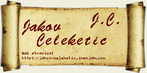 Jakov Čeleketić vizit kartica